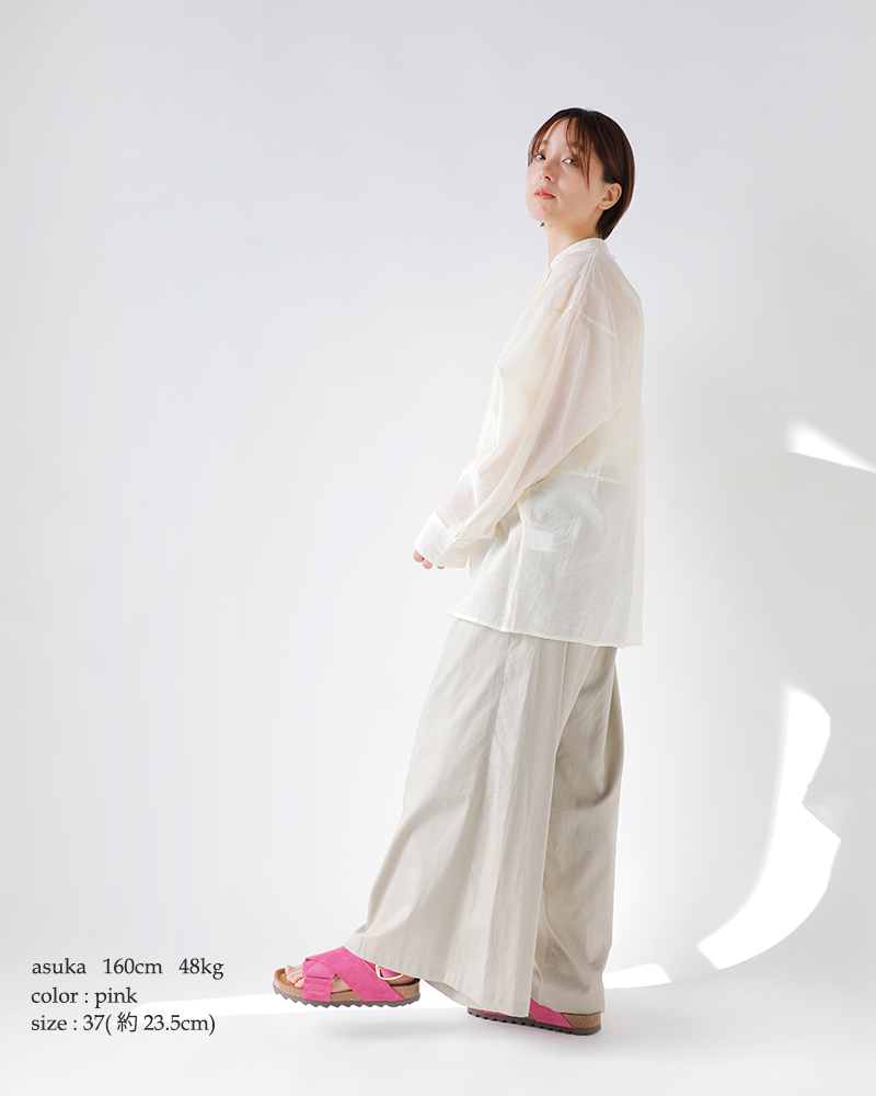 VINILO(ヴィニーロ)スエードフラットクロスサンダルib-7517-af