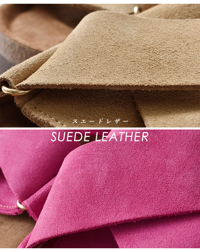 VINILO(ヴィニーロ)スエードフラットクロスサンダルib-7517-af