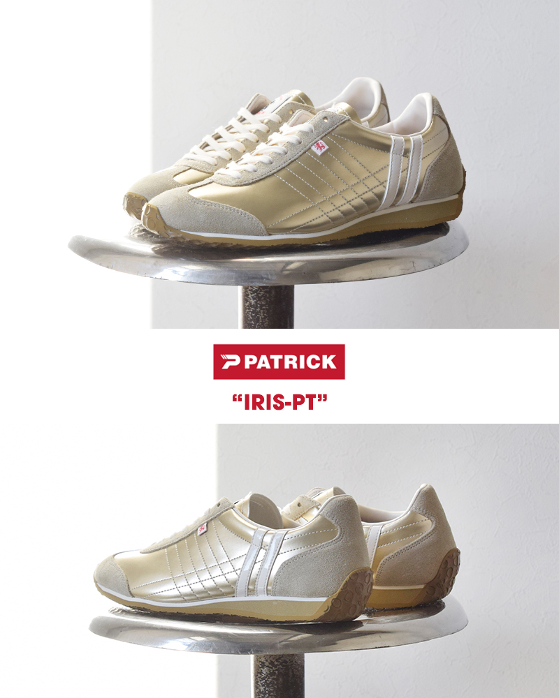 PATRICK(パトリック)アイリスパテントエナメルアッパーローカットスニーカー“IRIS-PT”iris-pt