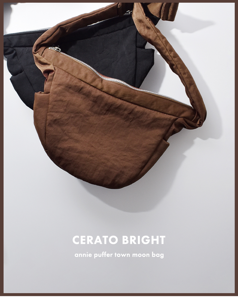 ITTI(イッチ)撥水三日月型ショルダーバッグANNIEPUFFERTOWNMOONBAG/CERATOBRIGHTitti-bag-121-cb
