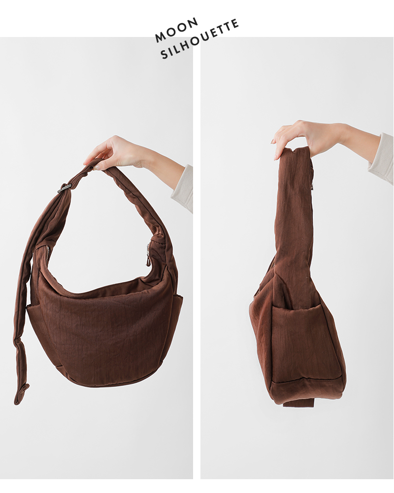 ITTI(イッチ)撥水三日月型ショルダーバッグANNIEPUFFERTOWNMOONBAG/CERATOBRIGHTitti-bag-121-cb