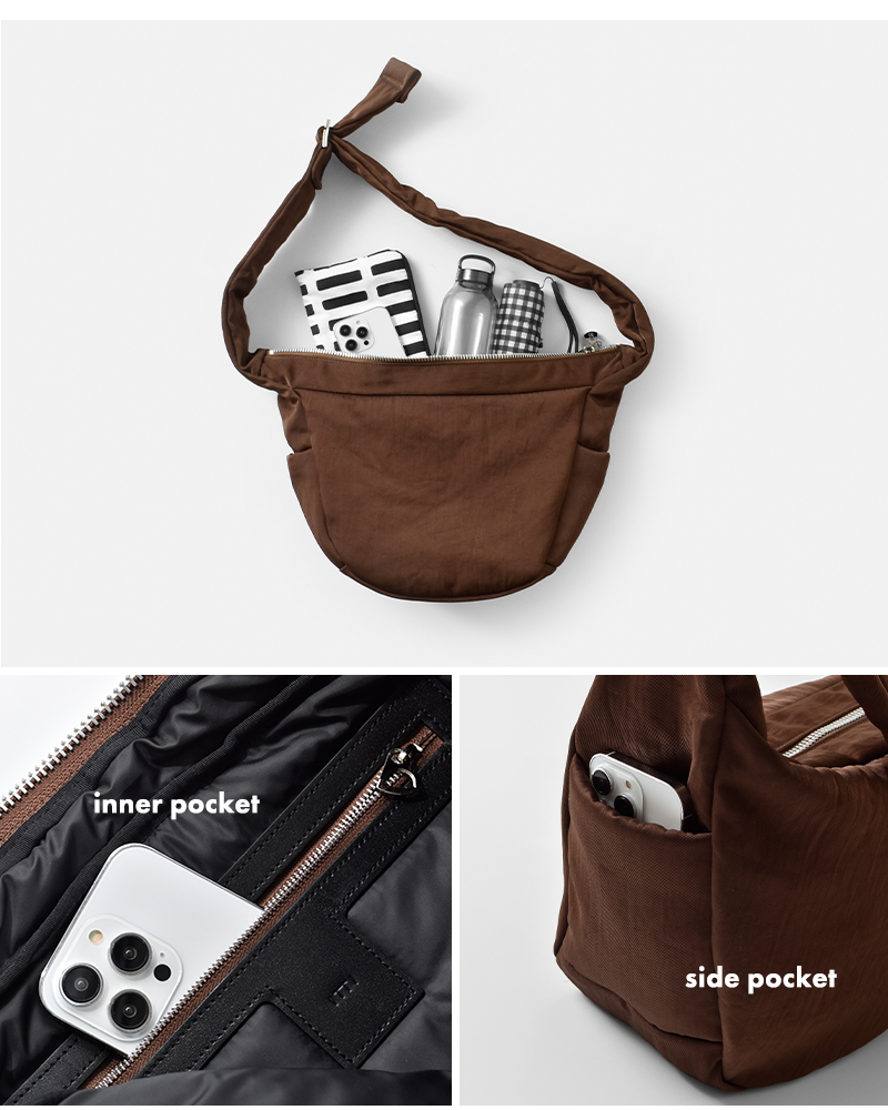 ITTI(イッチ)撥水三日月型ショルダーバッグANNIEPUFFERTOWNMOONBAG/CERATOBRIGHTitti-bag-121-cb