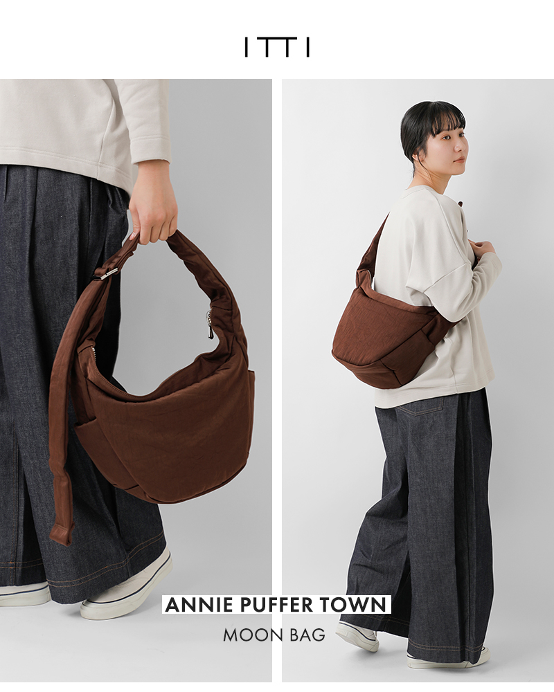ITTI(イッチ)撥水三日月型ショルダーバッグANNIEPUFFERTOWNMOONBAG/CERATOBRIGHTitti-bag-121-cb