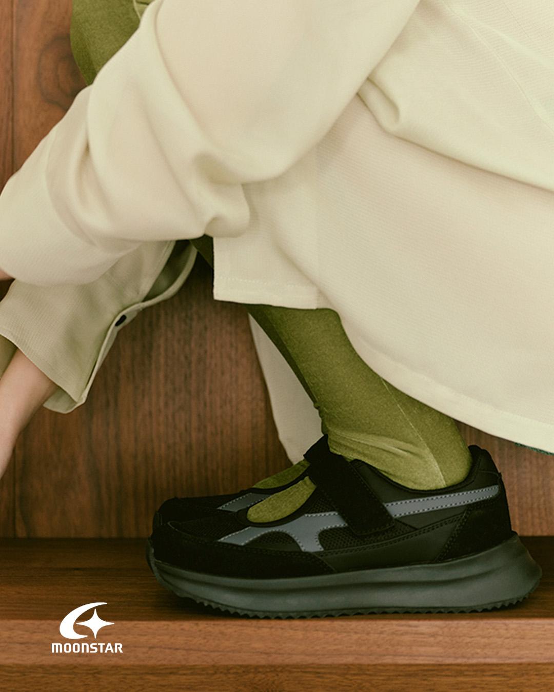 MoonstarSKOOLER JG �W���O �o���h �V���[�Y JG JOG BAND jg-jog-band