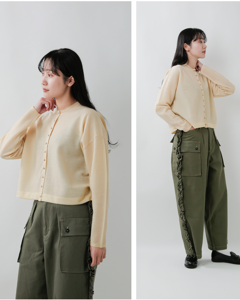 Johnbull(ジョンブル)プレーティングカーディガンjl254n07