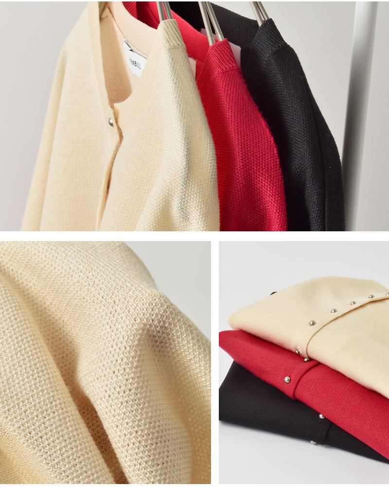 Johnbull(ジョンブル)プレーティングカーディガンjl254n07