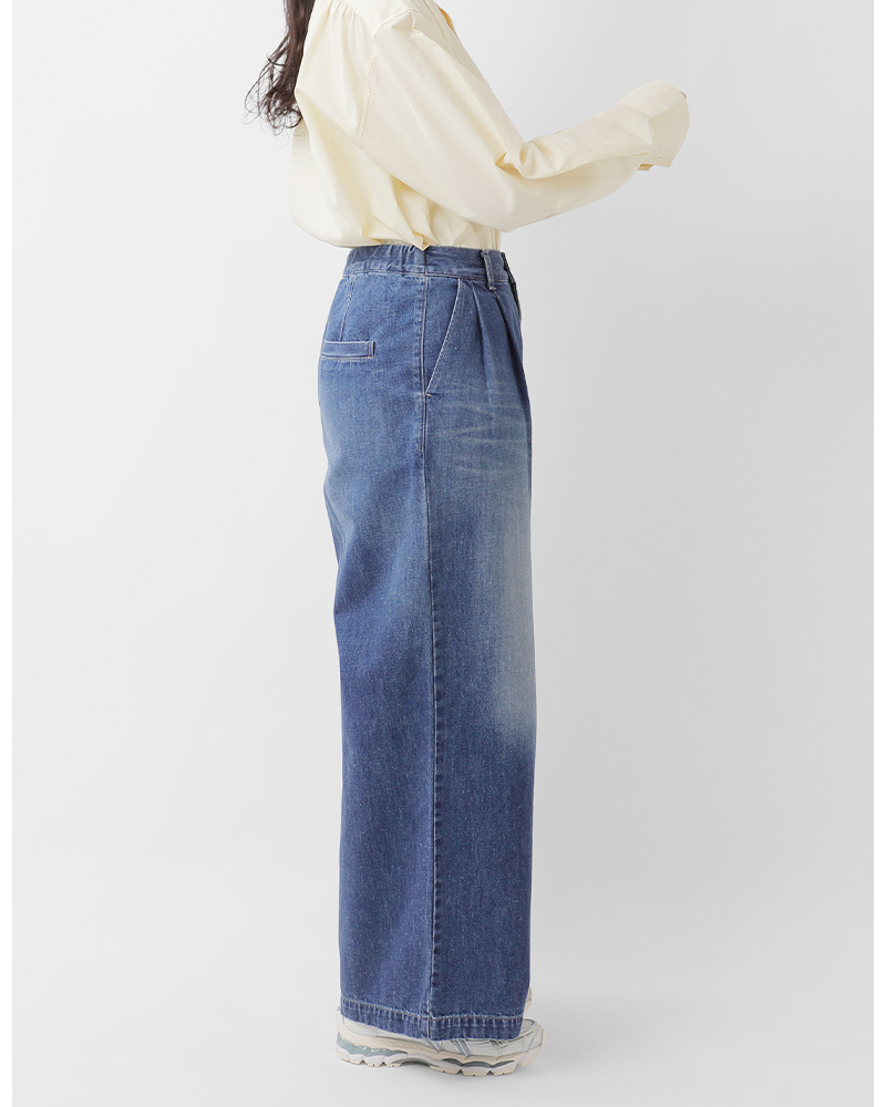 Johnbull(ジョンブル)デニムツータックイージーパンツjl254p15