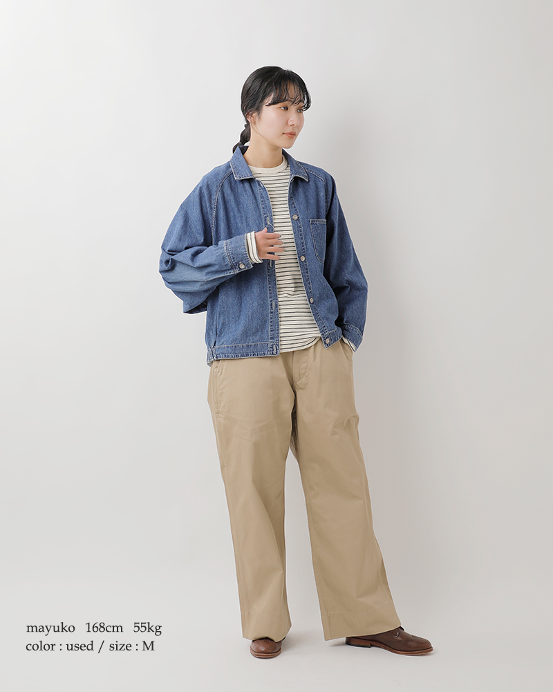 Johnbull(ジョンブル)デニムドルマンシャツブルゾンjl254s05