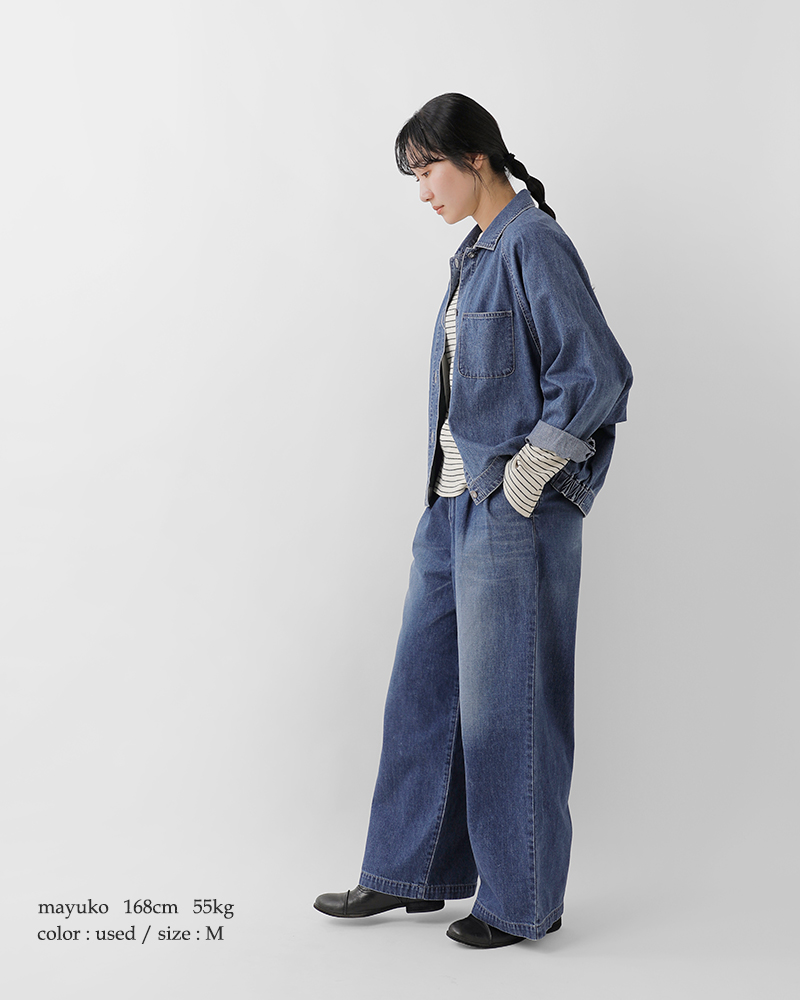 Johnbull(ジョンブル)デニムドルマンシャツブルゾンjl254s05