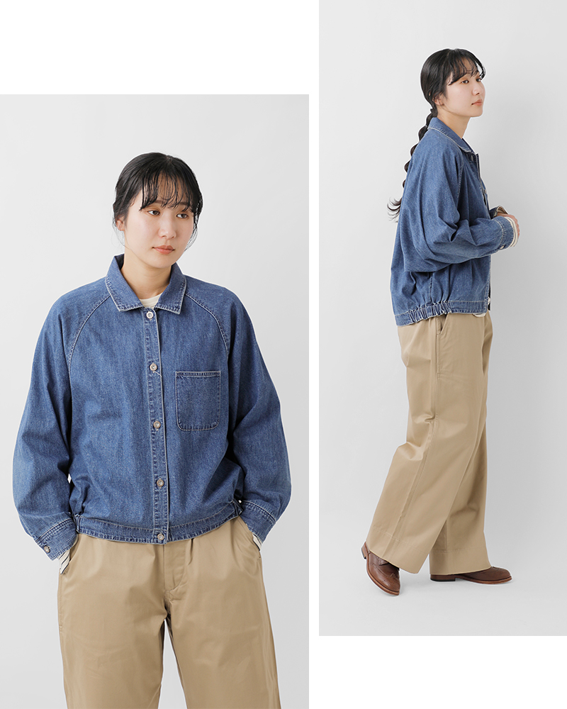 Johnbull(ジョンブル)デニムドルマンシャツブルゾンjl254s05