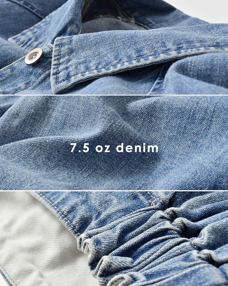 Johnbull(ジョンブル)デニムドルマンシャツブルゾンjl254s05