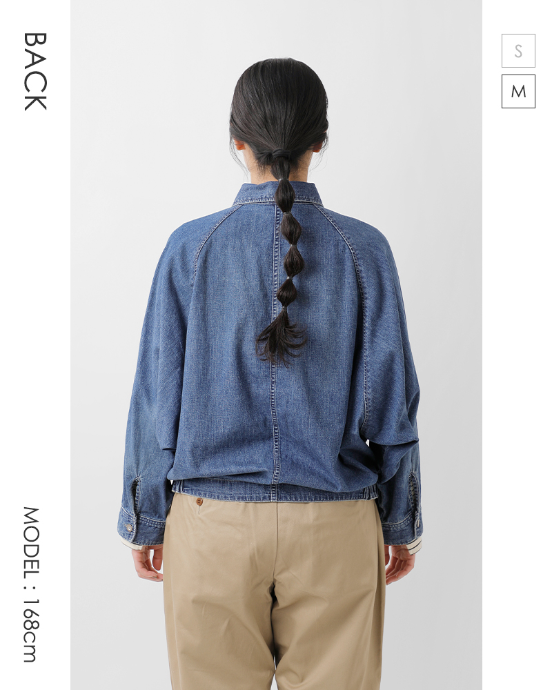 Johnbull(ジョンブル)デニムドルマンシャツブルゾンjl254s05