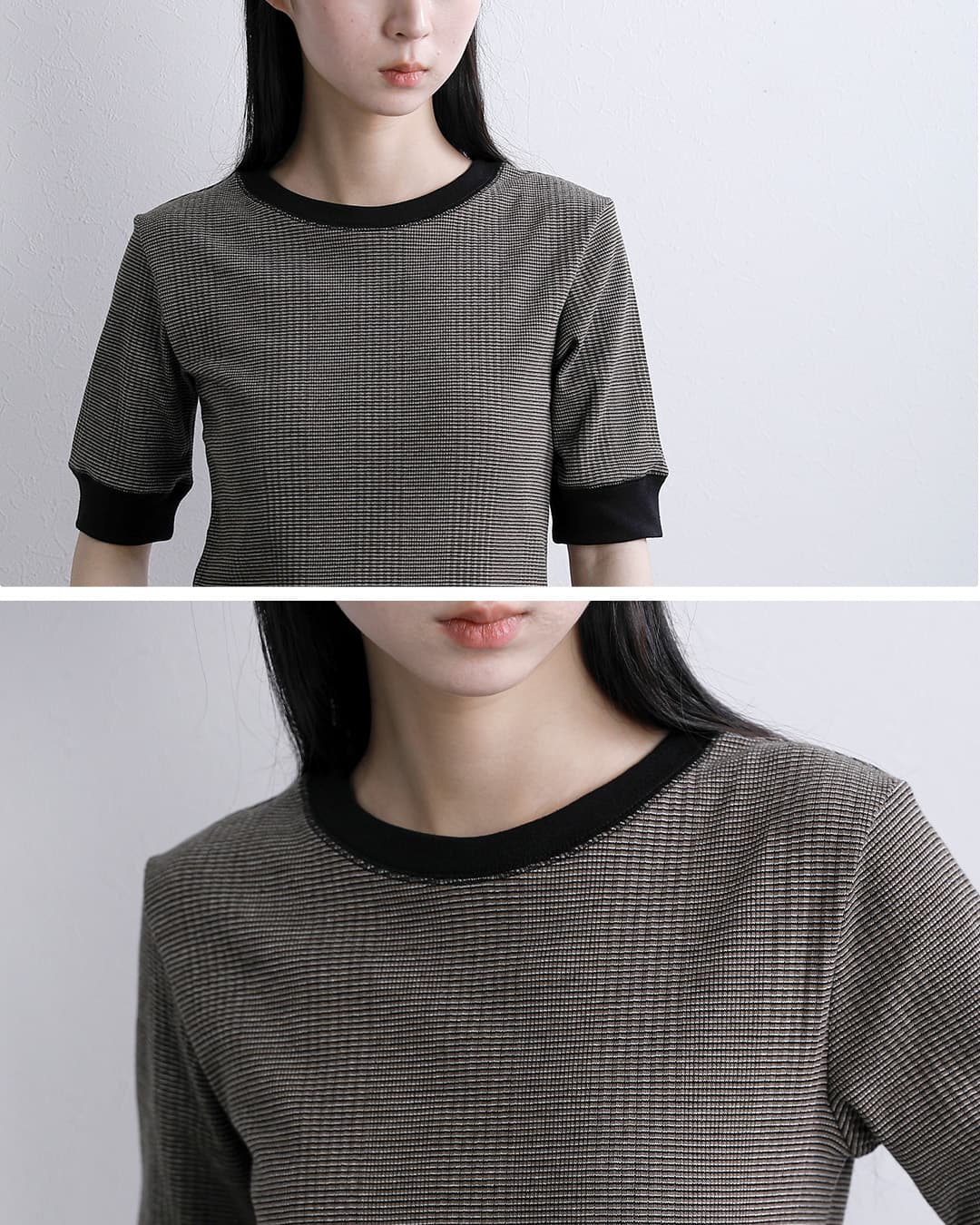 Johnbullコットン ランダムテレコ Tシャツ jl261c11