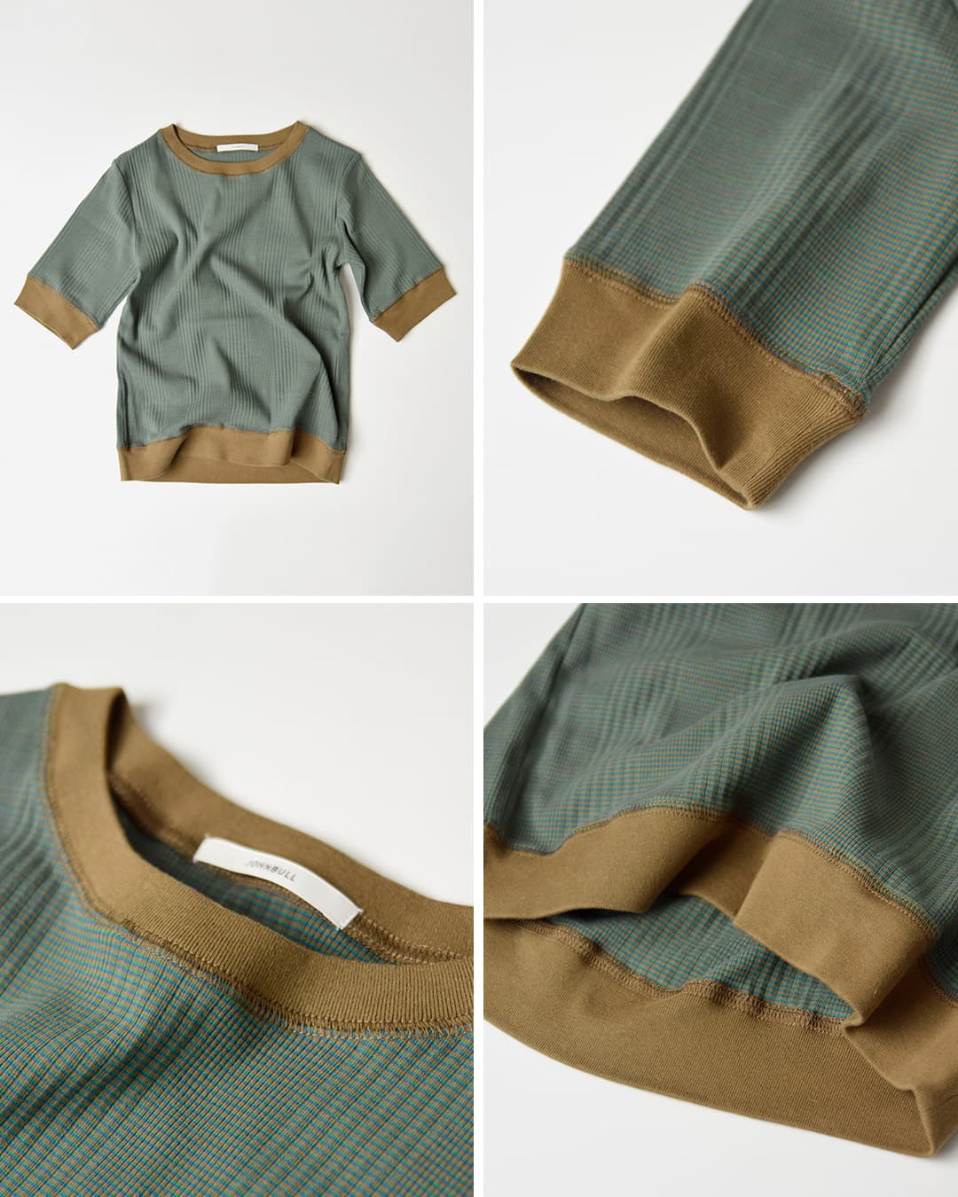 Johnbullコットン ランダムテレコ Tシャツ jl261c11