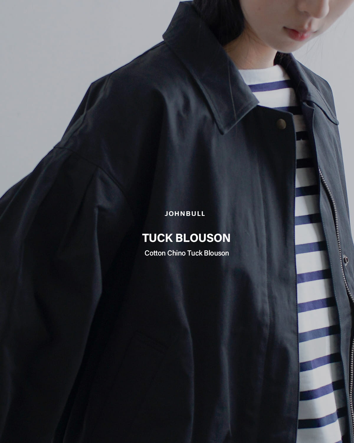 Johnbullコットンチノ タックブルゾン jl261l01