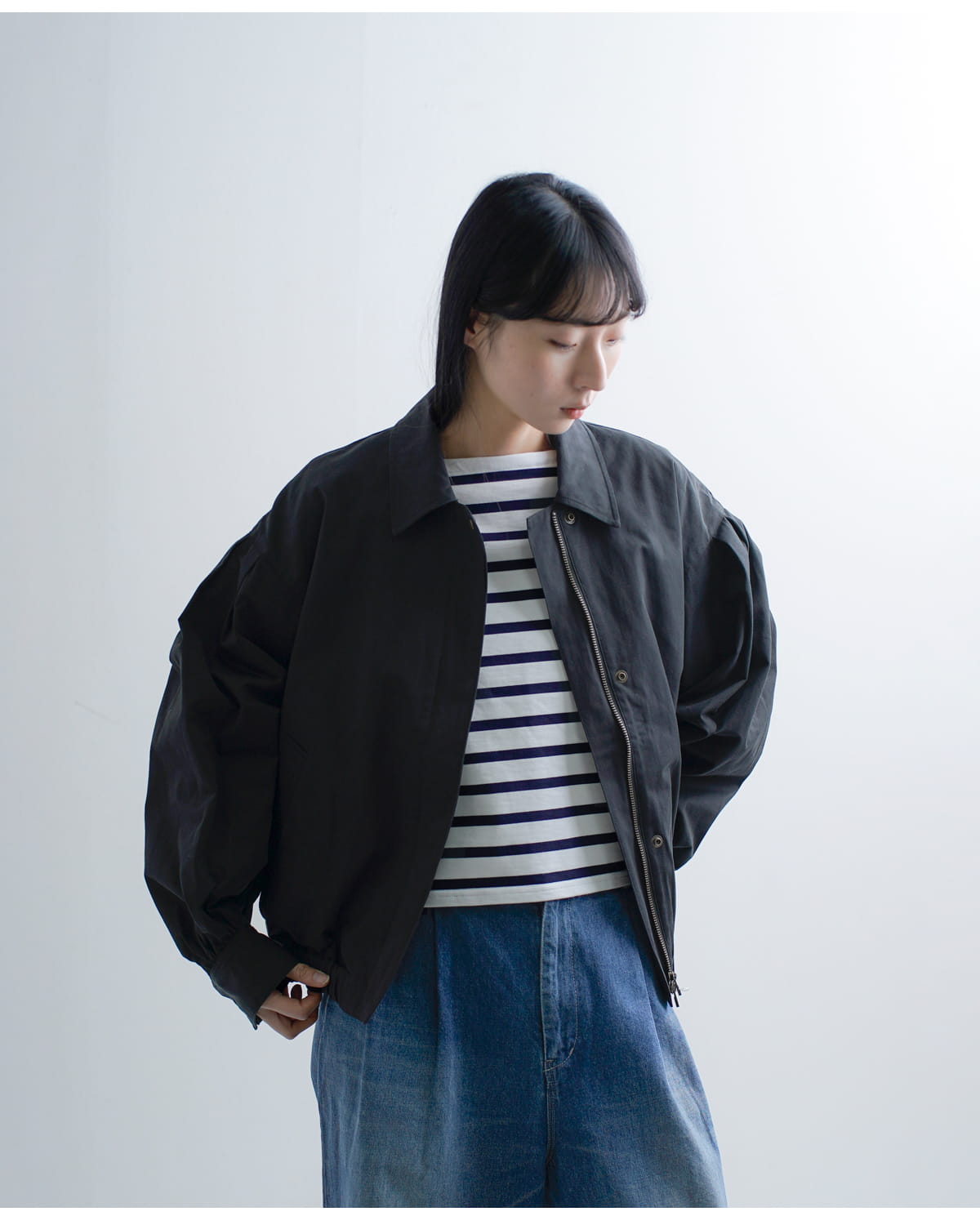 Johnbullコットンチノ タックブルゾン jl261l01