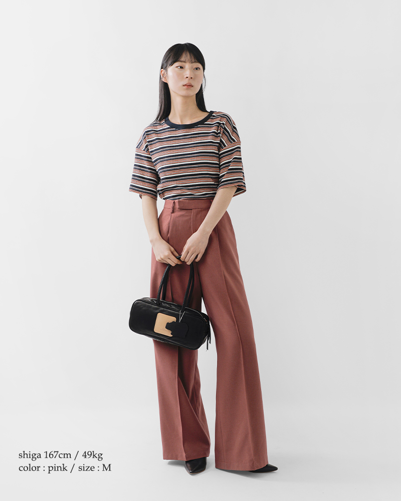 Johnbull(ジョンブル)ピンタックワイドスラックスパンツjl261p03