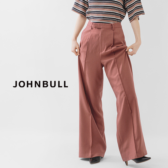Johnbull(ジョンブル)ピンタックワイドスラックスパンツjl261p03