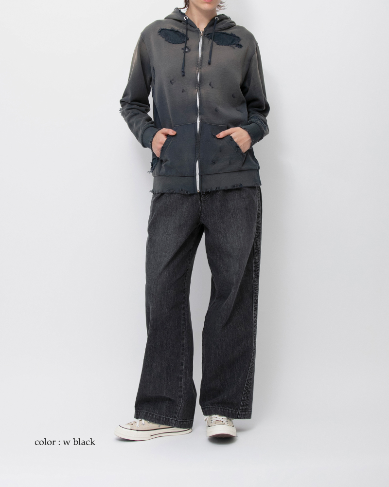 Johnbull(ジョンブル)コットンデニムステッチングラインパンツjl261p05