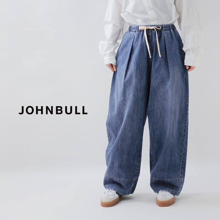Johnbull(ジョンブル)コットンライトデニムイージーパンツjl261p11
