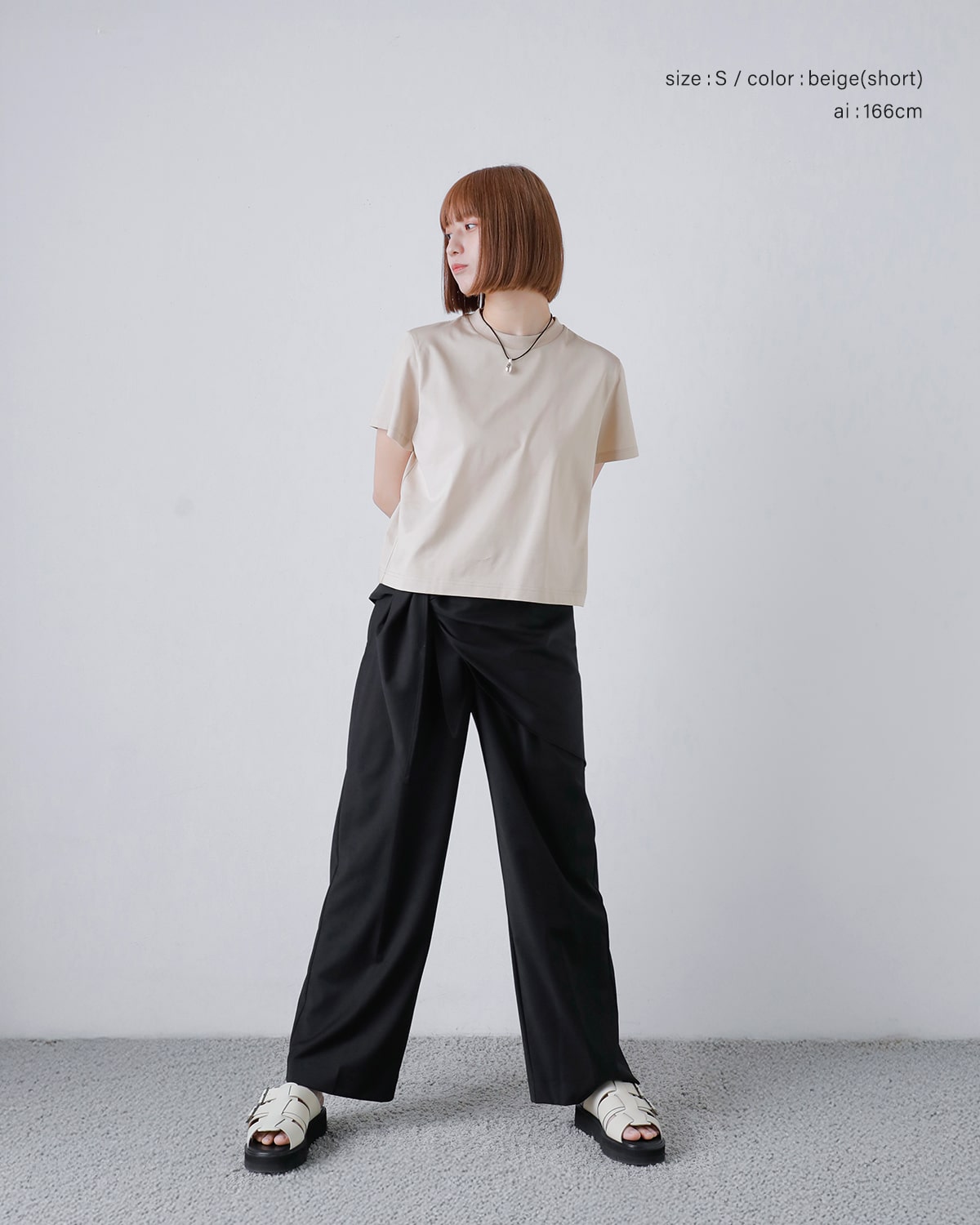 Nicolas Jenson(ニコラジェンソン)コットンクルーネックTシャツ “CREW NECK T-SHIRT” js-19ss-01