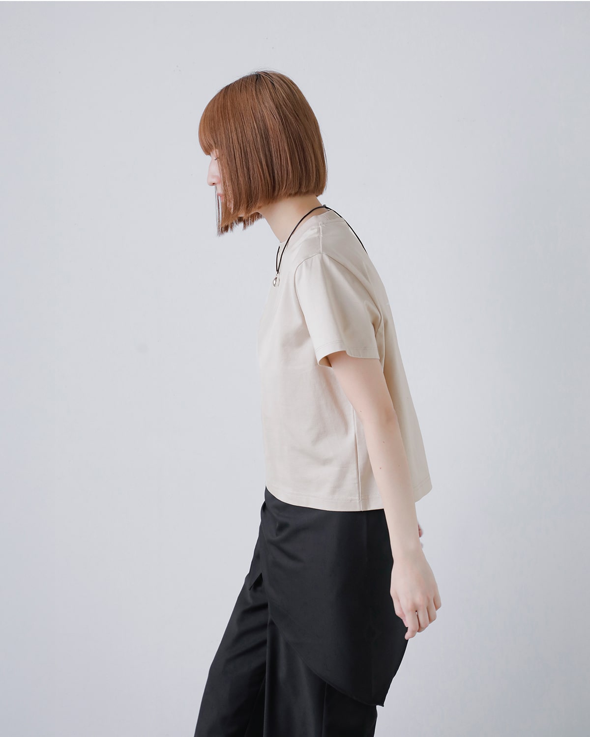 Nicolas Jenson(ニコラジェンソン)コットンクルーネックTシャツ “CREW NECK T-SHIRT” js-19ss-01