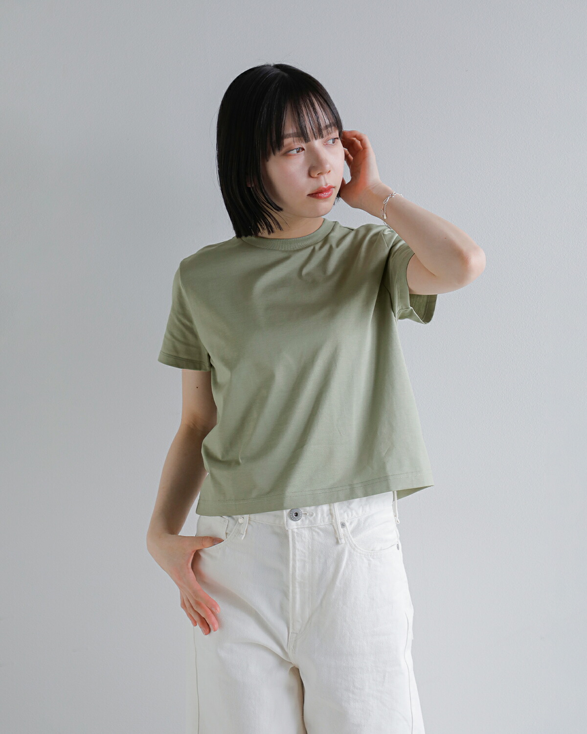 Nicolas Jenson(ニコラジェンソン)コットンクルーネック Tシャツ  “CREW NECK T-SHIRT” js-19ss-01