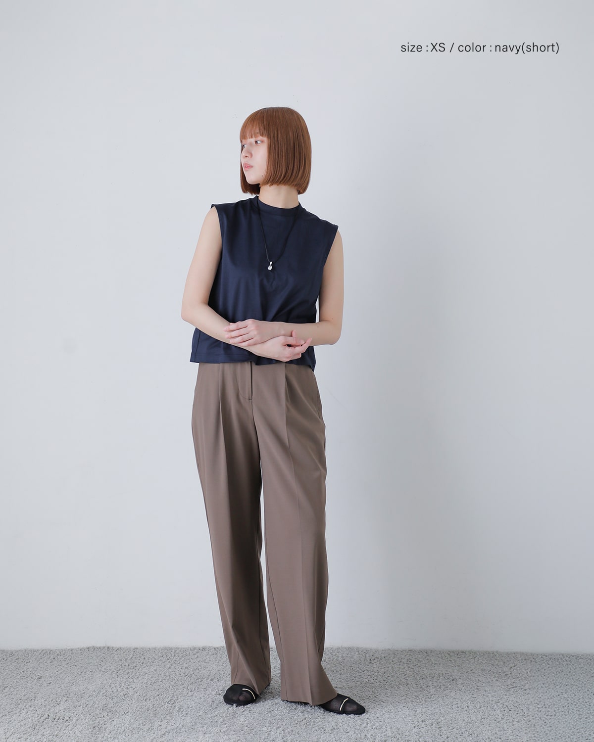 Nicolas Jenson(ニコラジェンソン)コットンノースリーブカットソー “SLEEVELESS” js-19ss-02