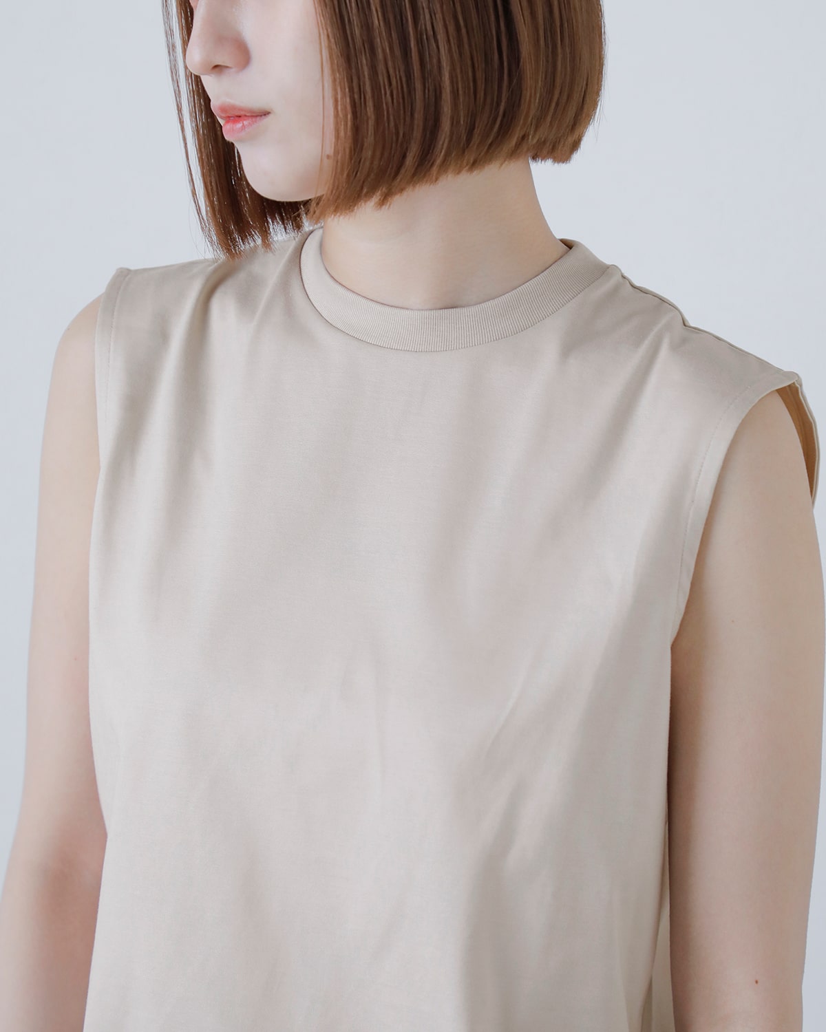 Nicolas Jenson(ニコラジェンソン)コットンノースリーブカットソー “SLEEVELESS” js-19ss-02