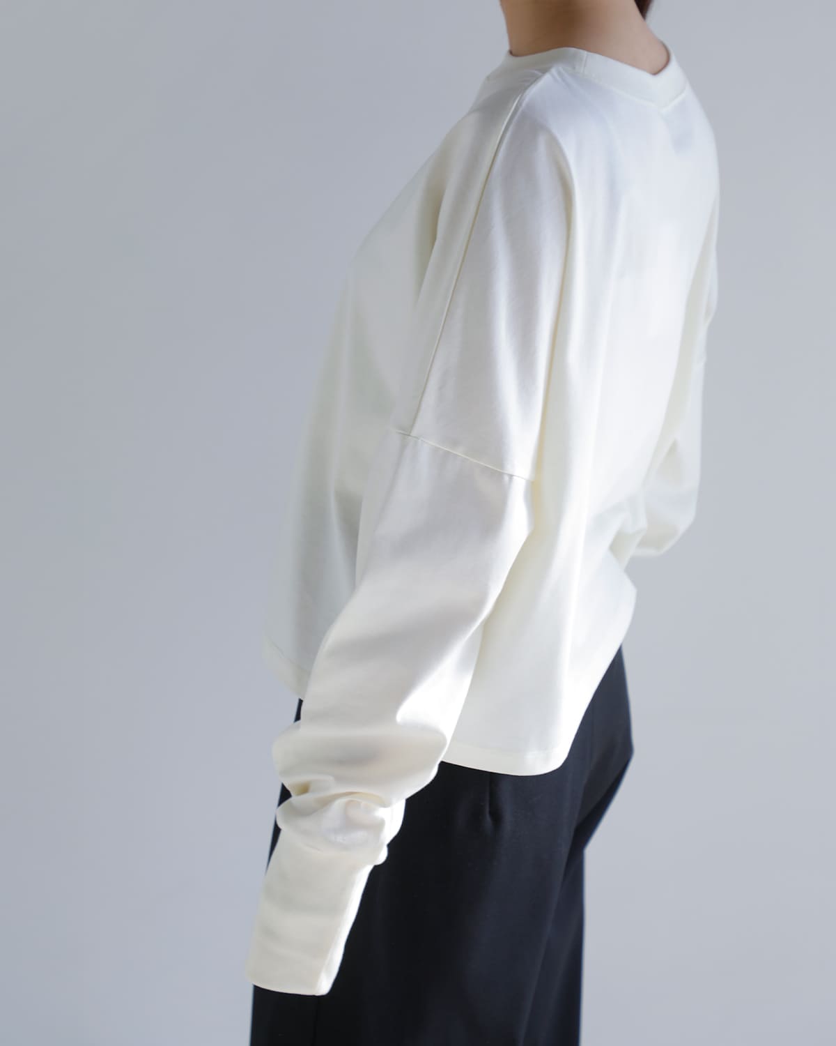 Nicolas Jenson(ニコラジェンソン)コットンワイドロングスリーブプルオーバー “WIDE LONG SLEEVE” js-25aw-01wl