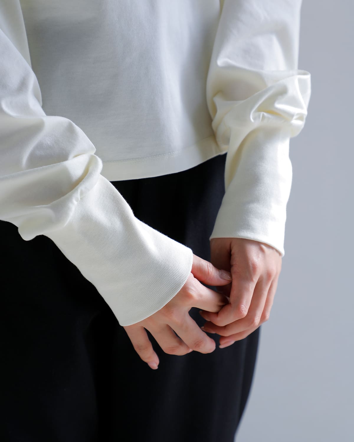 Nicolas Jenson(ニコラジェンソン)コットンワイドロングスリーブプルオーバー “WIDE LONG SLEEVE” js-25aw-01wl