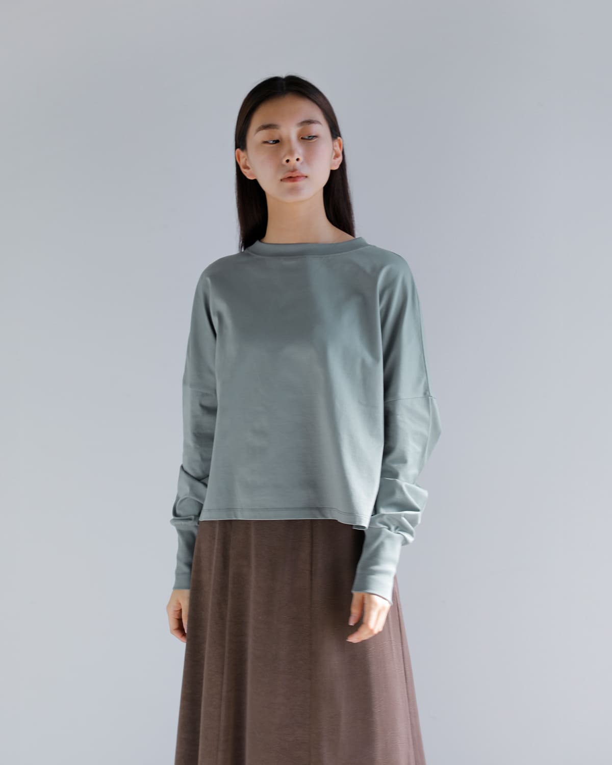 Nicolas Jenson(ニコラジェンソン)コットンワイドロングスリーブプルオーバー “WIDE LONG SLEEVE” js-25aw-01wl