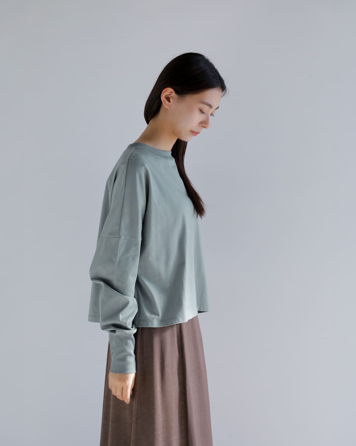 Nicolas Jenson(ニコラジェンソン)コットンワイドロングスリーブプルオーバー “WIDE LONG SLEEVE” js-25aw-01wl