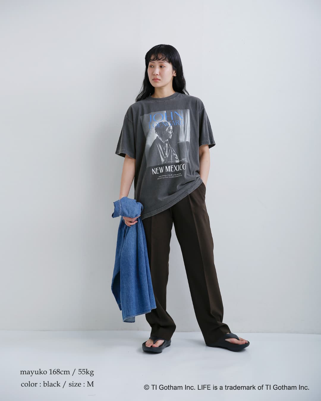 Johnbull(ジョンブル)コットン クルーネック ショートスリーブ Tシャツ カットソー“LPC / JOHN LOENGARD T” jt262c09