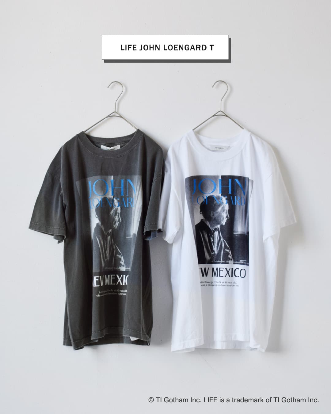Johnbull(ジョンブル)コットン クルーネック ショートスリーブ Tシャツ カットソー“LPC / JOHN LOENGARD T” jt262c09