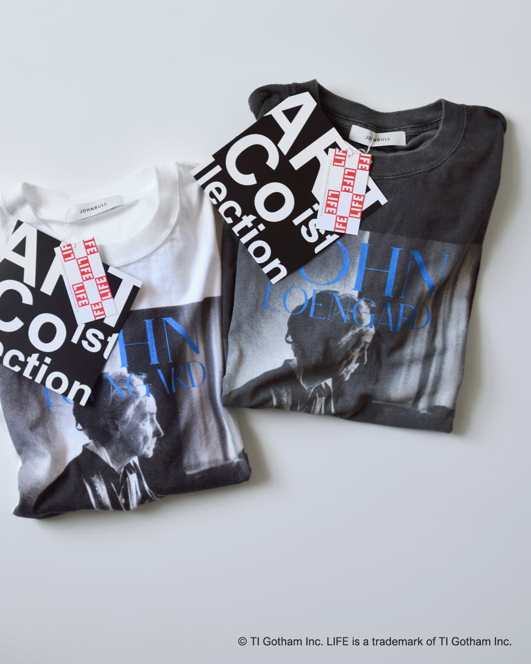 Johnbull(ジョンブル)コットン クルーネック ショートスリーブ Tシャツ カットソー“LPC / JOHN LOENGARD T” jt262c09