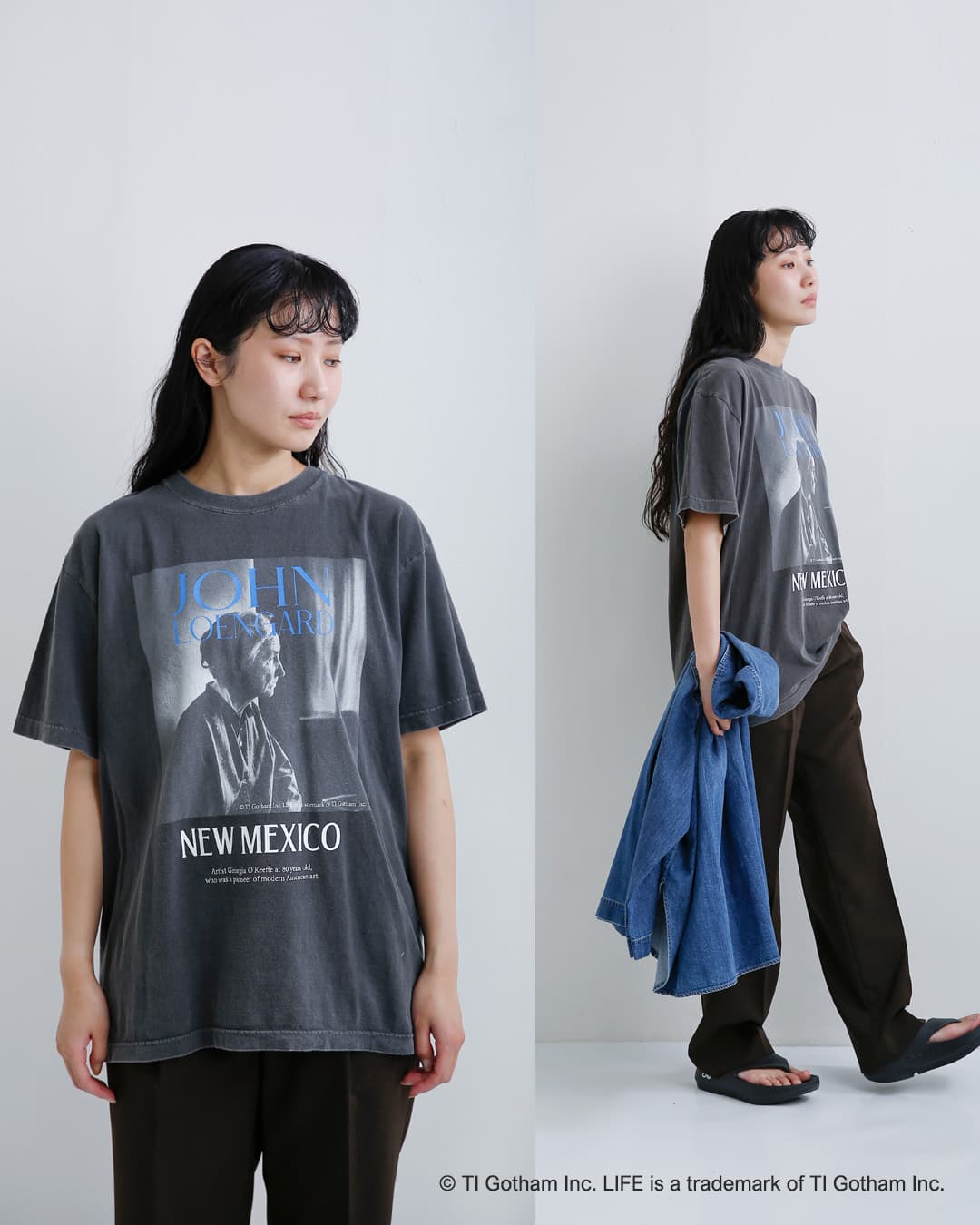 Johnbull(ジョンブル)コットン クルーネック ショートスリーブ Tシャツ カットソー“LPC / JOHN LOENGARD T” jt262c09