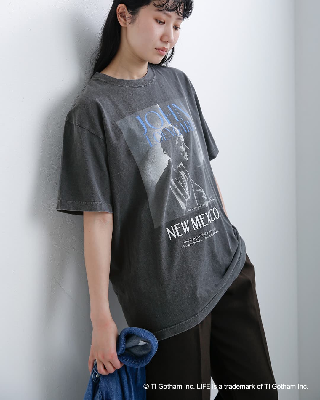 Johnbull(ジョンブル)コットン クルーネック ショートスリーブ Tシャツ カットソー“LPC / JOHN LOENGARD T” jt262c09