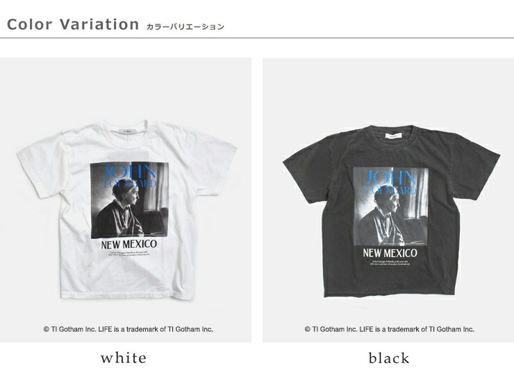 Johnbull(ジョンブル)コットン クルーネック ショートスリーブ Tシャツ カットソー“LPC / JOHN LOENGARD T” jt262c09
