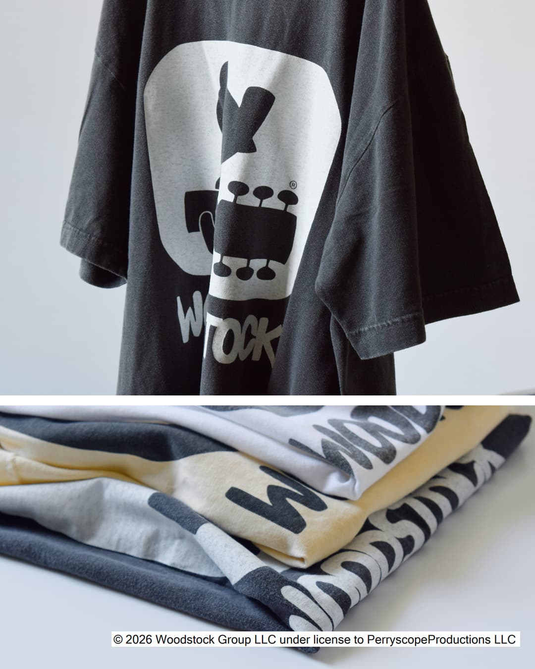 Johnbull(ジョンブル)コットン クルーネック ショート スリーブ Tシャツ カットソー “WOODSTOCK T” jt262c18