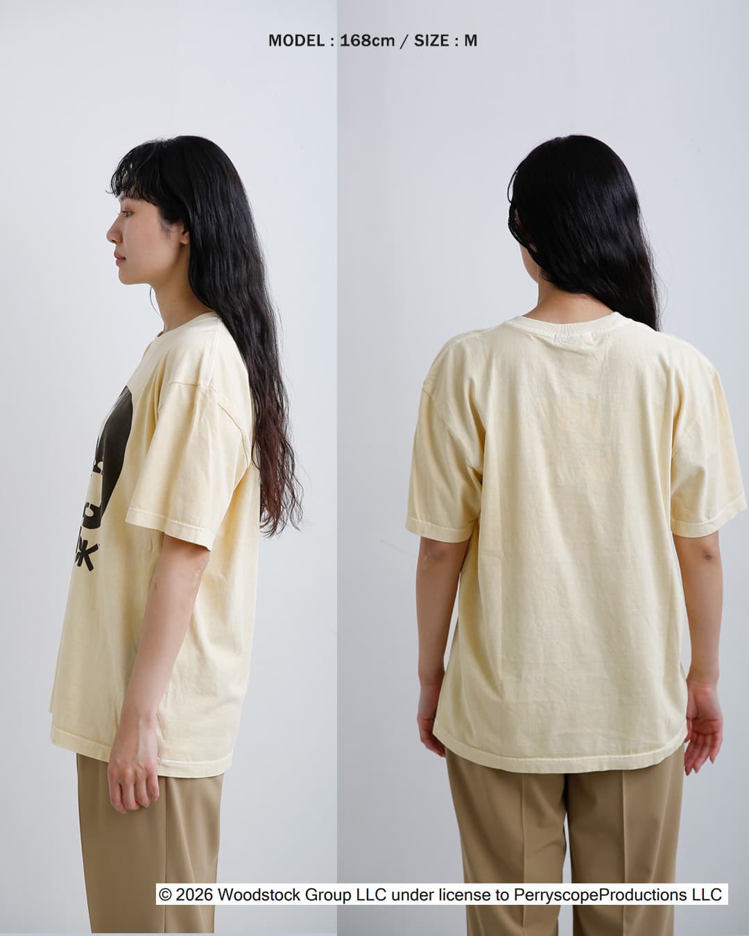 Johnbull(ジョンブル)コットン クルーネック ショート スリーブ Tシャツ カットソー “WOODSTOCK T” jt262c18