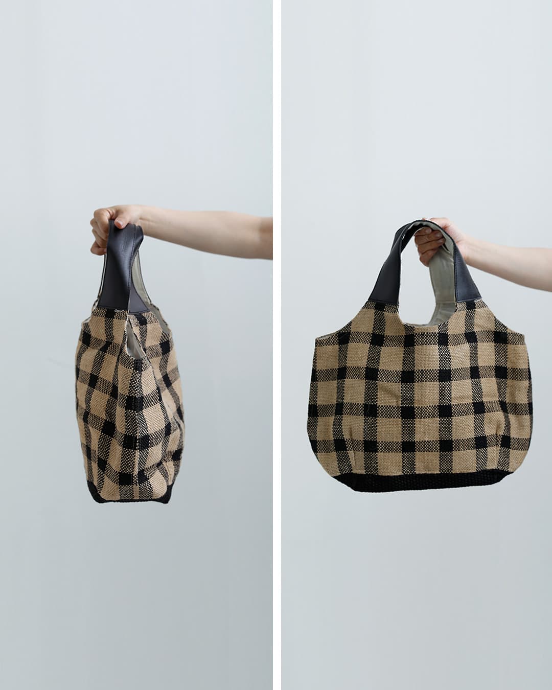 CACHELLIEジュートレザー バルーン トートバッグ JUTE LEATHER BALLOON TOTE jute-l-b-tote