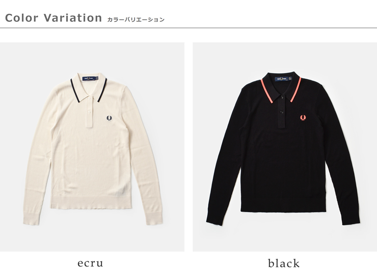 FRED PERRY(フレッド ペリー)リブニットポロシャツ“RIBKNITTEDSHIRT”k1135