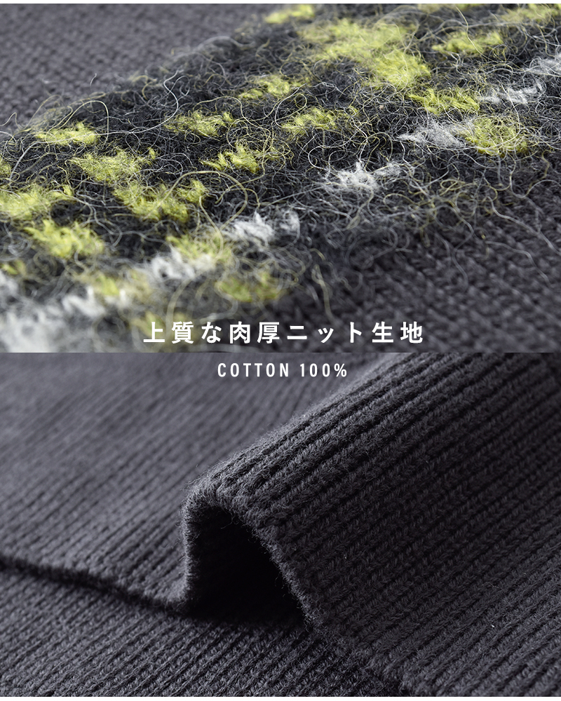 FRED PERRY(フレッド ペリー)タータンパネルニットシャツ“TARTANPANELKNITTEDSHIRT”k1153