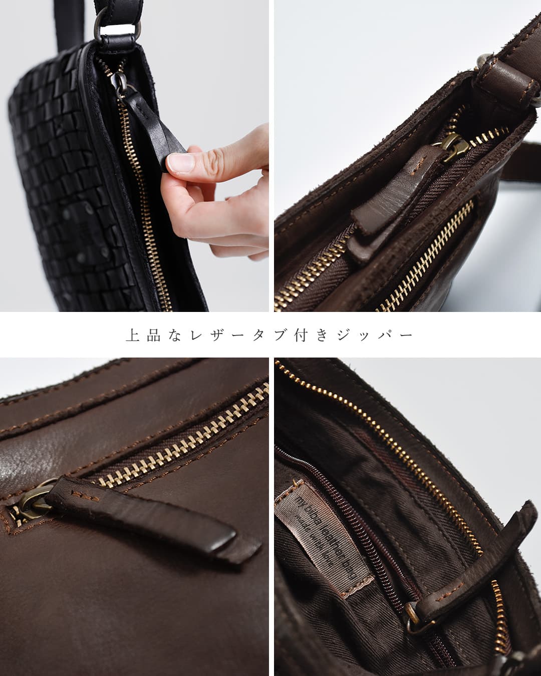 BIBAウォッシュド カウレザー ハンドブレイド ミニバッグ “KANSAS” ka9