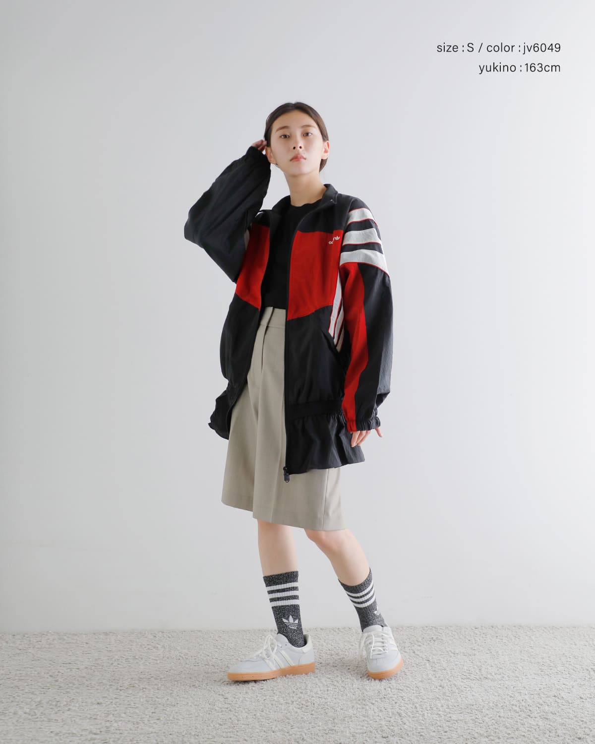 adidas Originals(アディダス オリジナルス)3ストライプスラメクルーソックス2足セット3STRIPESGLITTERCREWSOCKS2PAIRS ka985