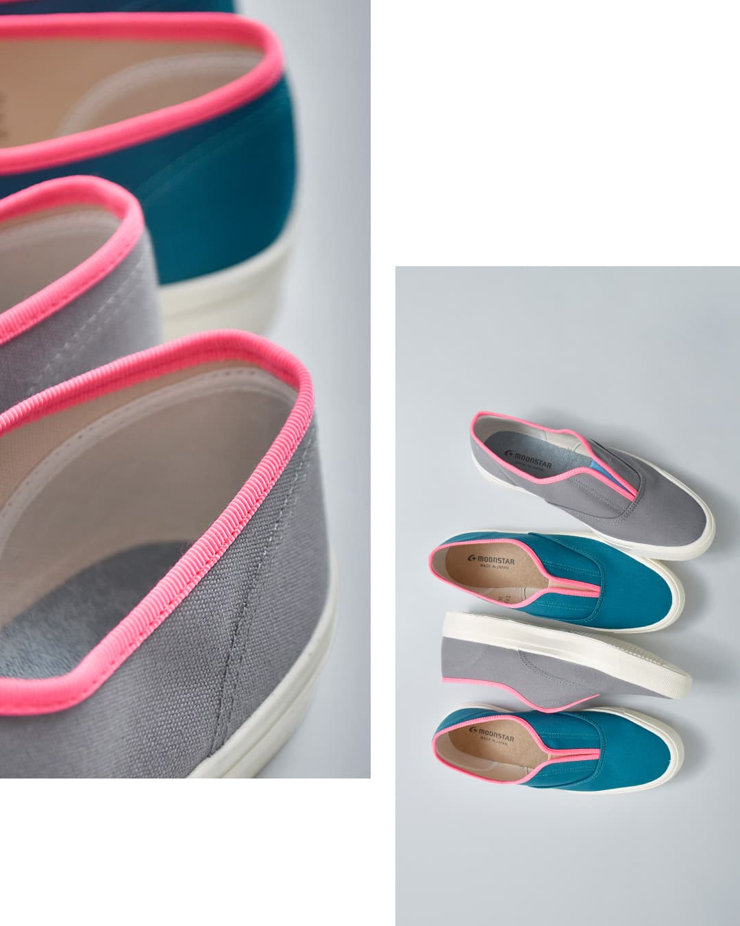 MoonstarSKOOLER キャンバス スリッポン シューズ KACKS kacks