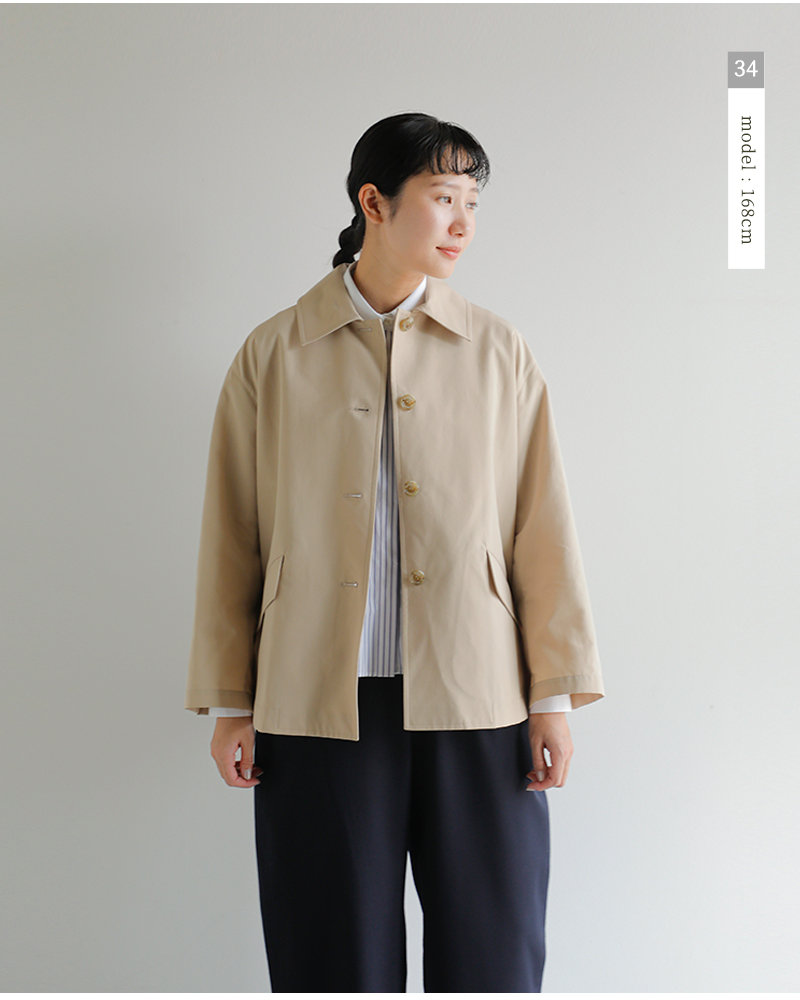 Traditional WeatherwearTCウェザーロッキー撥水コットンライクリントンショートコート261kgfco0523ro