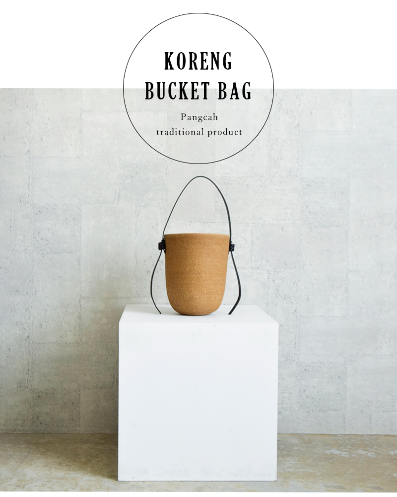 Kamaroan(�J�}���A��)���U�[�n���h���o�P�c�^�o�P�b�g�J�S�o�b�O�gKorengBucketBag�hkoreng-bucket-bag