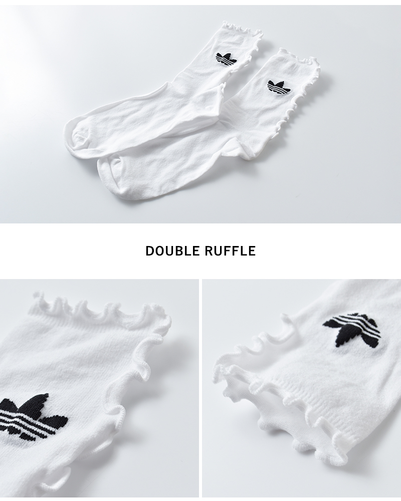 adidas Originals(アディダス オリジナルス)フリルソックス2足セットRuffleSocks2Pairskrw80